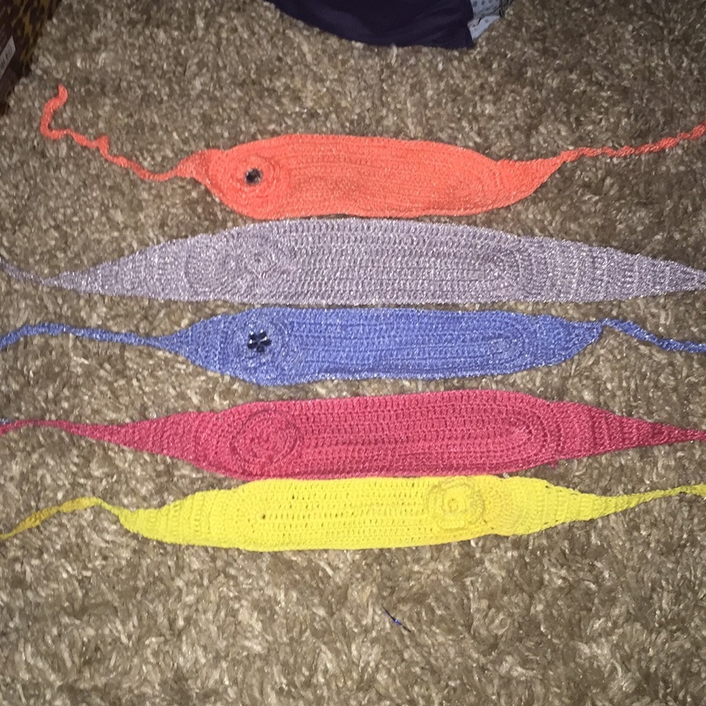 Homemade headbands crotchet tie for size